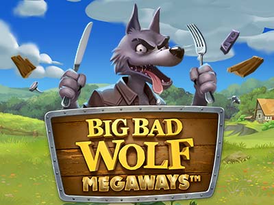 Captivating and fairy tale-themed image of the Big Bad Wolf game, highlighting the iconic characters and the thrill of the classic story.